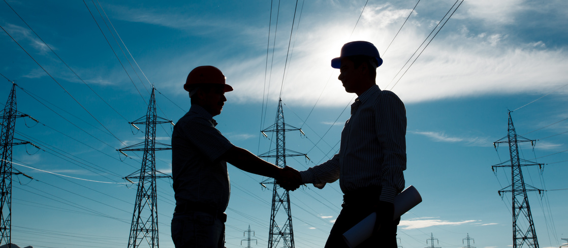 electricity station handshake