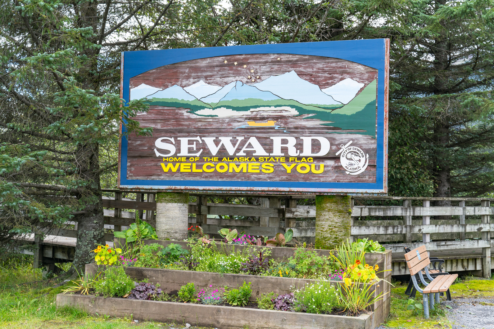 Seward Welcomes you sign